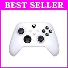 Long Battery Life Gaming Controller - Robot White
