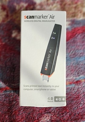 Scanmarker Air Pen Scanner - Wireless Bluetooth OCR Digital Highlighter & Reader
