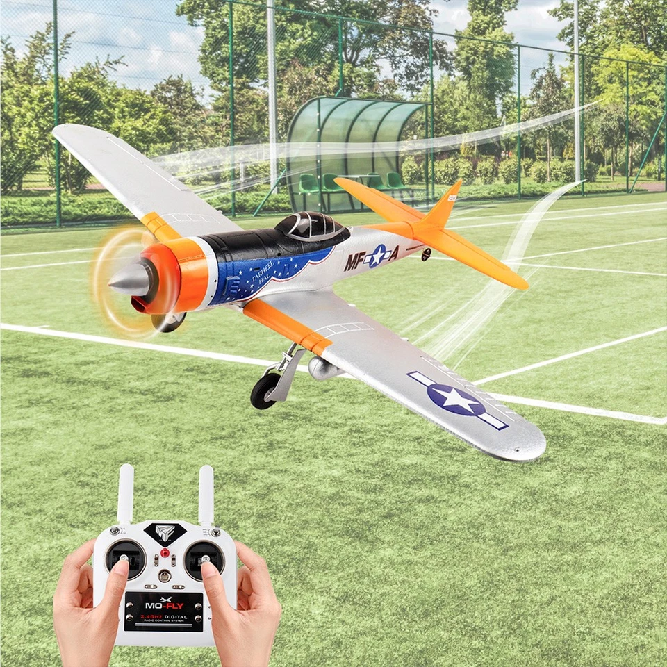 RC Flugzeug MF-A84 Starrflügel 10CH Ein-Tasten-Kunstflug EPP Brushless RC Plane - Bild 3 von 4