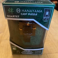 Hanayama 30863 Quartet Puzzle Level 6 New in Box