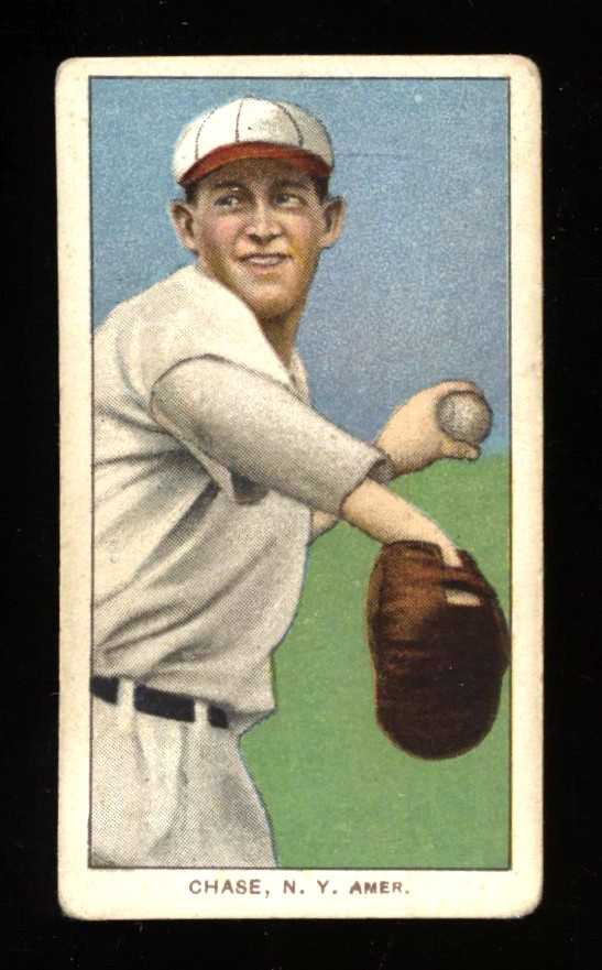 1909-11 T206 - Hal Chase 150 Piedmont Back Throwing White Cap RC VG-EX NICE CARD