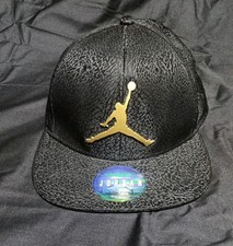 Air Jordan Black Cement Elephant Good Metal Jumpman Snap Back ~ Gioventù