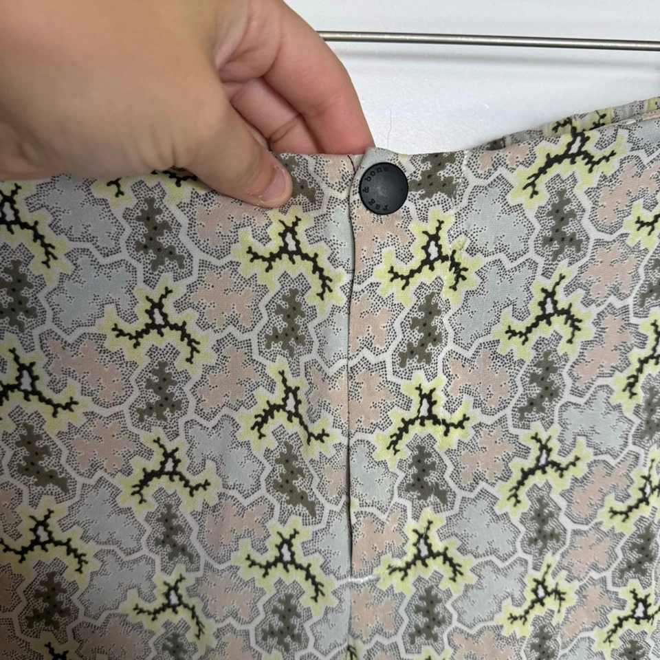 Rag & Bone Printed Pastel High Rise Stretch Silk Pants Size 8 - Image 4 of 4