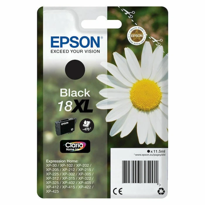 Epson Cartouche Noir 18XL T1811 Neuf Original - Photo 1/1