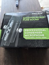 PROAR Professional Condenser Microphone Recording  Podcast  iPhone  Android