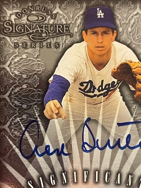 Donruss Signature Series 1998 Don Sutton 560/2000 Salón de la fama automático Dodgers 233 victorias Foto 2 de 4