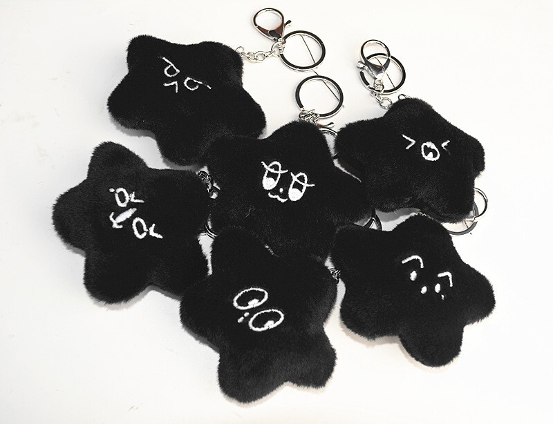 NCT 127 Black STARFISH DOLL KEYRING MARK Johnny 4TH TOUR
