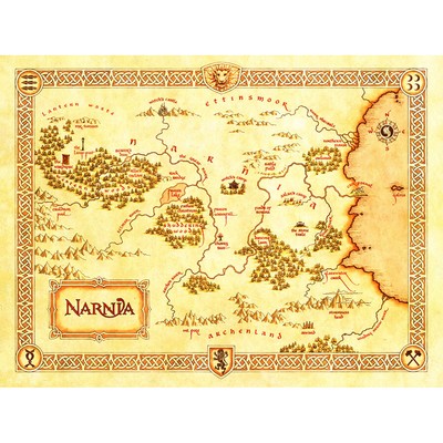 MOVIE FILM ILLUSTRATION MAP NARNIA LEWIS CLASSIC SCI FI 18X24'' POSTER ART  PRINT 5054270048151 | eBay