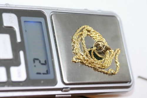 Collana antica vittoriana del 1900 con ciondolo cavallo pietra di sangue oro giallo 10 carati 18" - Foto 12 di 12
