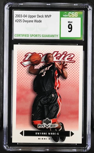 2003-04 Upper Deck MVP #205 Dwyane Wade CGC 9
