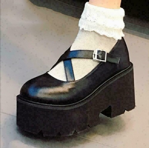cute platform mary janes