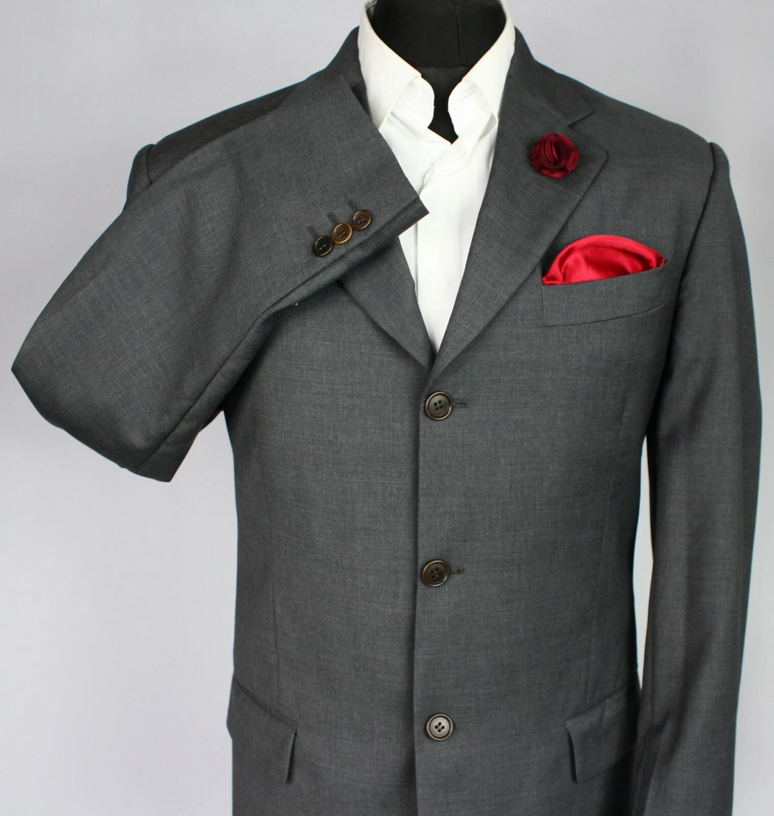 FERRE Blazer Jacket Grey Lightweight 40R WONDERFUL QUALITY 3225
