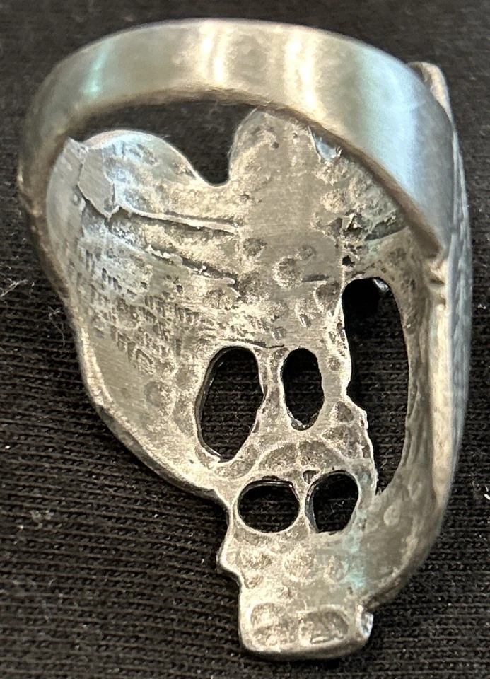 Череп кольца мотоциклиста панк-рок мотоциклиста гот мужчин / женщин 21 - Изображение 2 из 4