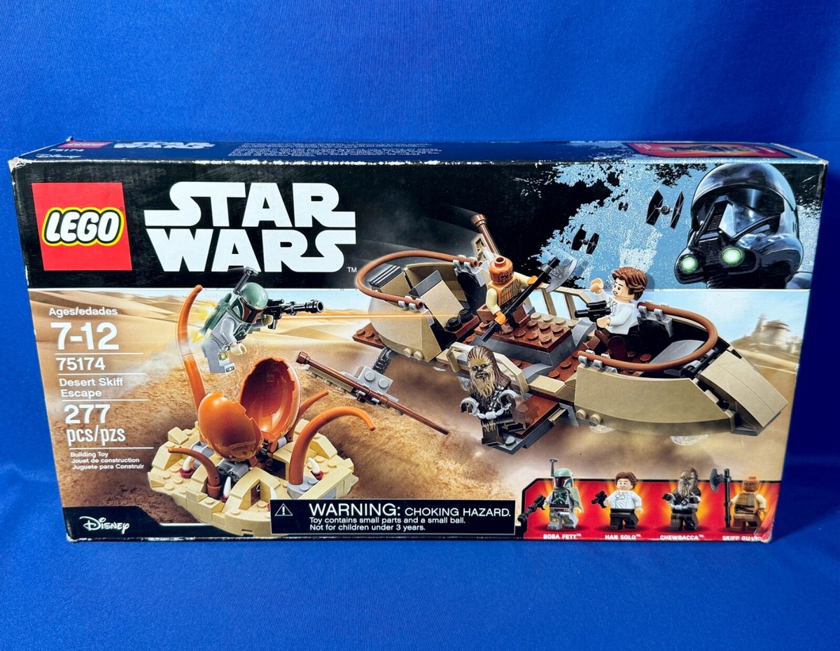 New - DESERT SKIFF ESCAPE - Star Wars Lego 75174 Boba Fett