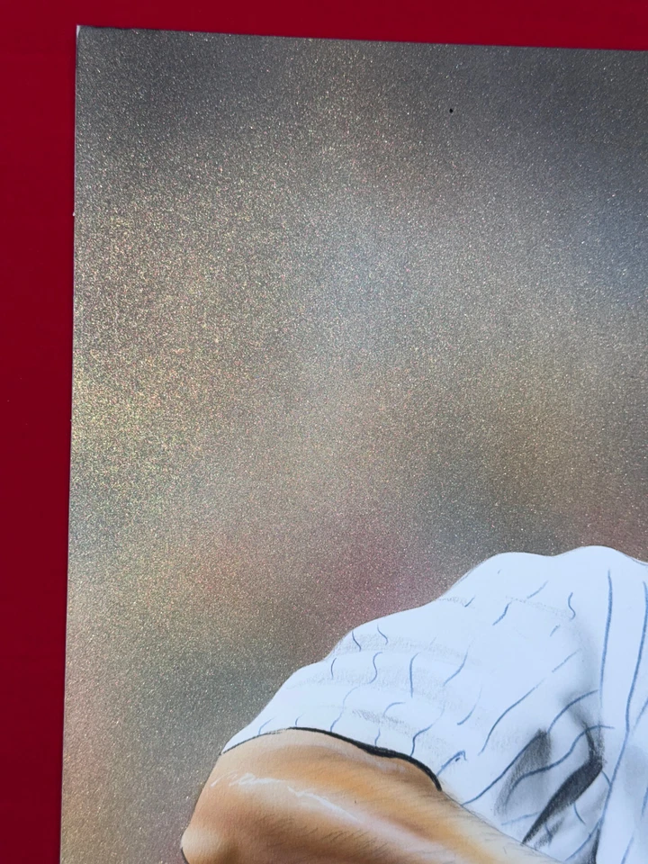 David Wells "HOF" Original Art Signed by Gary Longordo Painting Artwork Auto JSA - Image 4 of 4