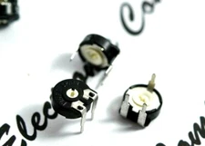 10pcs - PIHER 50K Trimmer Resistor  PT10 10mm Round TOP ADJUST