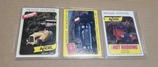1981 ACCEL Full Set Of 3 REGGIE JACKSON HOF HOT RODDING MAGAZINE Card SEMA Promo