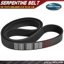 41.02 in Serpentine Belt for Toyota Highlander 2001-2007 V6 3.0L 3.3L 9936621040