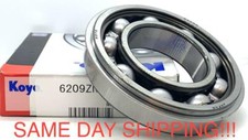KOYO JAPAN 6209 ZNR C3 BALL BEARING, OPEN TYPE, NO SEALS SNAP RING 45x85x19 mm