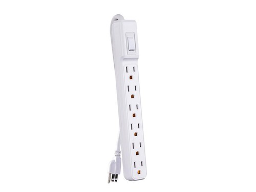 CyberPower MP1044NN 6 Outlets Power Strip 125V Input Voltage 2 ft. Cord Length - Picture 3 of 3