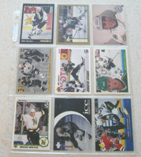 9x Mike Modano mint DALLAS STARS hockey cards lot ROOKIE NHL Superstar INSERTS