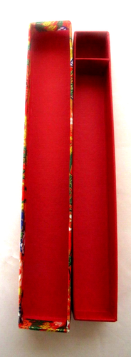 Japanese Pencils Eraser Art Paper Wrapped Set of 3 Floral Design Covered Box - 第 4/6 張圖片