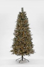 Christmas Tree Pre-Lit, Unlit Minnesota Spruce Frosted Berries 5ft, 6ft or 7ft