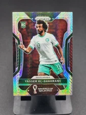 2022 Prizm FIFA World Cup Qatar Yasser Al-Shahrani SILVER PULSAR PRIZM SSP RC 📈