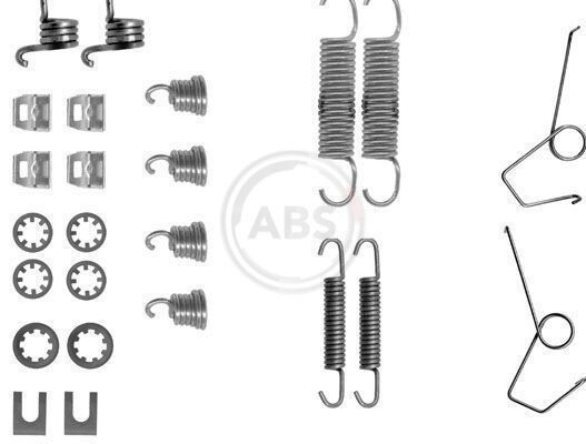 Rear Brake Shoe Fitting Kit A.B.S. 0719Q for Renault 21 Savanna 1986-1994