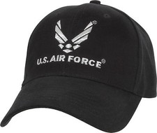 Black Official Us Air Force Usaf Logo Deluxe Low Profile Adjustable Cap Black Official Us Air Force Usaf Logo Deluxe Low Profile Adjustable Cap
