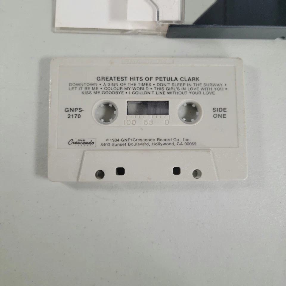 Petula Clark Greatest Hits Cassette – 1984 GNP Crescendo – Pop Vocal Tape Foto 4 de 4