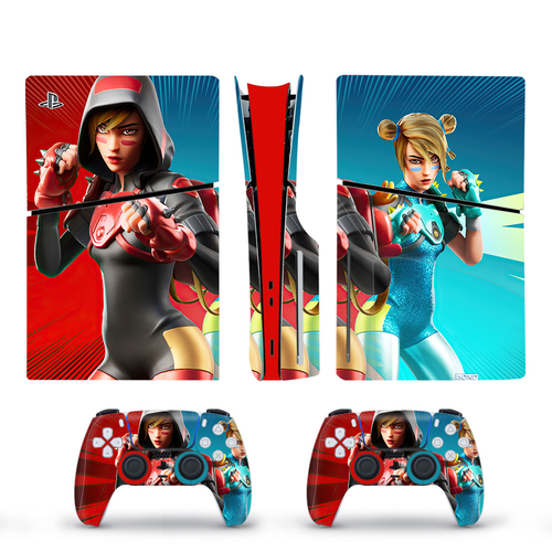 Fortni PS5 Slim Disk Skin Sticker Decal Aufkleber Wrap Vinyl Playstation 5 Slim - Bild 8 von 19