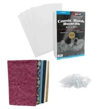 50 Quilting Fabric Boards Comic Book Boards Plastic Alligator Clips for Fabric