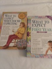 Lot of 2 What To Expect When You're Expecting What to Expect The First Year