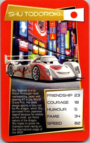 2012 Top Trumps Specials CARS 2 Disney/Pixar (you pick) cards Free Ship - Picture 12 of 31
