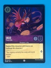 Disney Lorcana Into Inklands Iago Pretty Polly 40/204 Foil