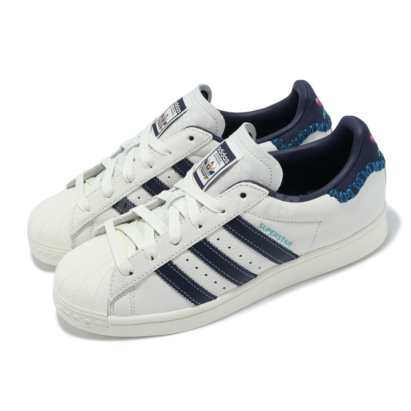 Adidas Originals x Feifei Ruan Superstar CNY Chalk White Navy Мужчины Унисекс ID1139
