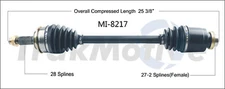 Surtrack Front Passenger Right New CV Axle Shaft MI-8217
