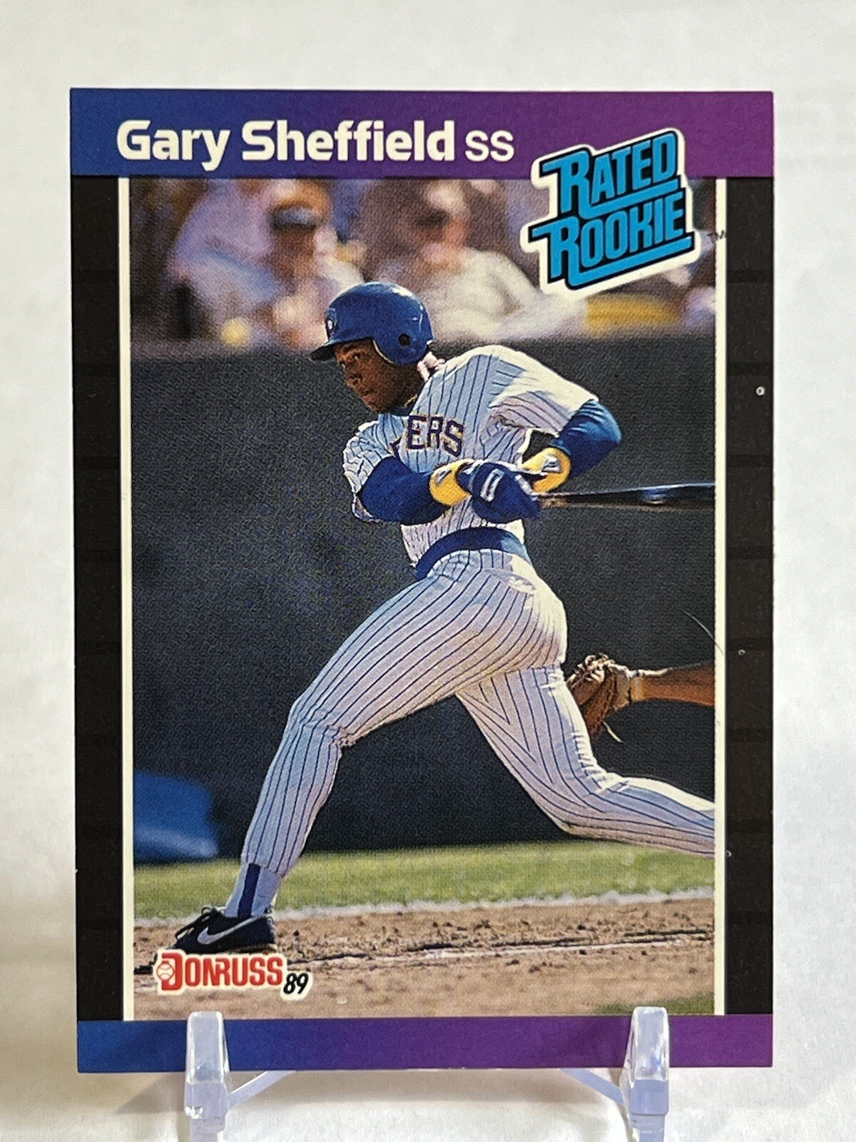 1989 Donruss Rated Rookie #31 Gary Sheffield Milwaukee Brewers RC