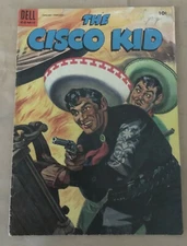 Cisco Kid #25 1955 western comic book Dell Golden Age Bob Jenney 10 cent issue