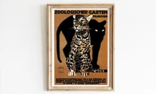 PANTHER Printable Wall Art | ZOO Vintage Poster
