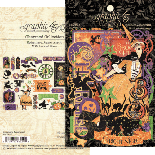 GRAPHIC 45 "CHARMED" BUNDLE -I WANT IT ALL HALLOWEEN SCRAPJACK'S PLACE - Picture 8 of 12