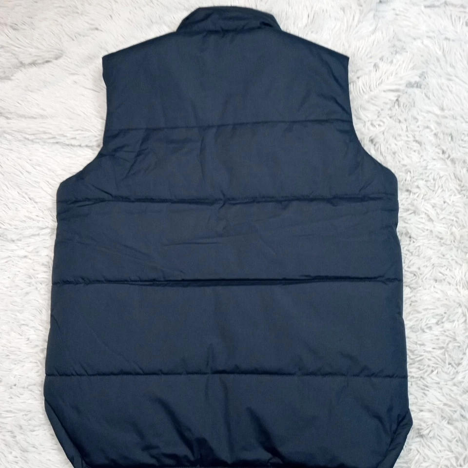 Hawke & Co. Vest Mens S Blue Puffer Gorpcore Pockets Outdoors Chore Work - Image 2 of 4