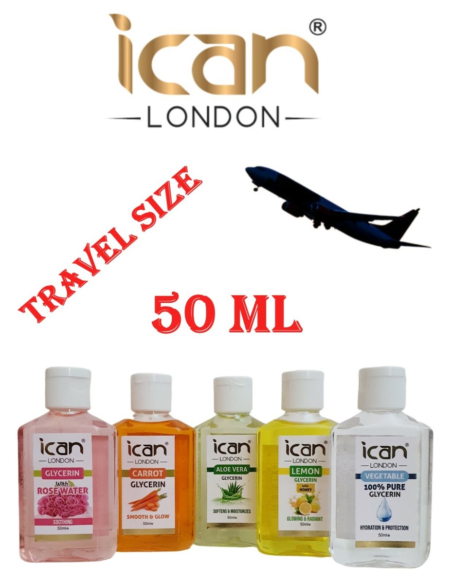 pure glycerine, lemon glycerine, aloe Vera glycerine, carrot 50ml travel  size | eBay