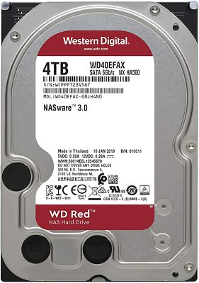 Western Digital WD40EFAX（3.5 HDD 4TB） Western Digital WD40EFPX 4TB 3.5