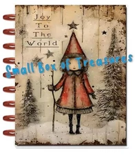 Christmas Joy to the World Cover Set 4 use w Classic Happy Planner-