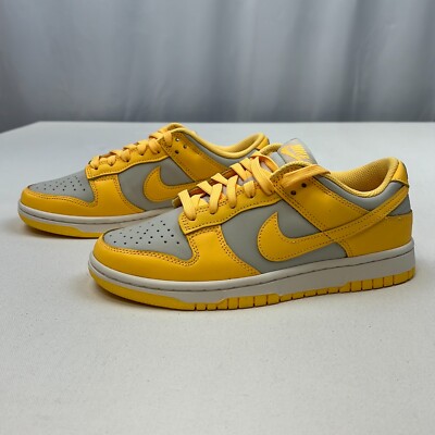 Nike Unisex Adults Dunk Low DD1503 101 Gray Yellow Sneaker Shoes Size M6 W7.5