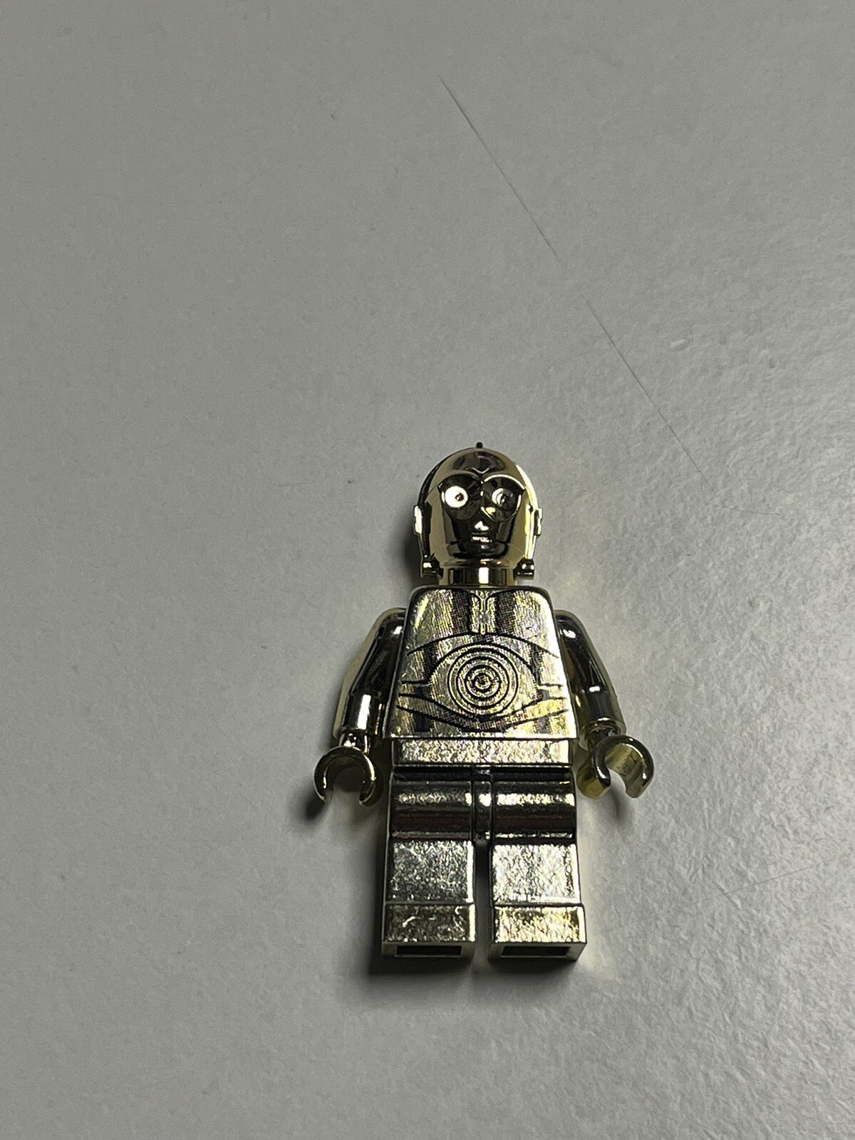 Original lego star wars figur gold chrom c3po sw0158 one of 10000