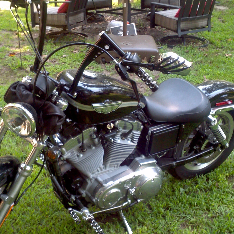 Asiento de conductor delantero solo para Harley Sportster XL 883 1200 72 48 1983-2003 Foto 4 de 4