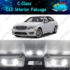 CANBUS White LED Interior Lights Kit For 2008-2014 Mercedes Benz W204 C250 C300